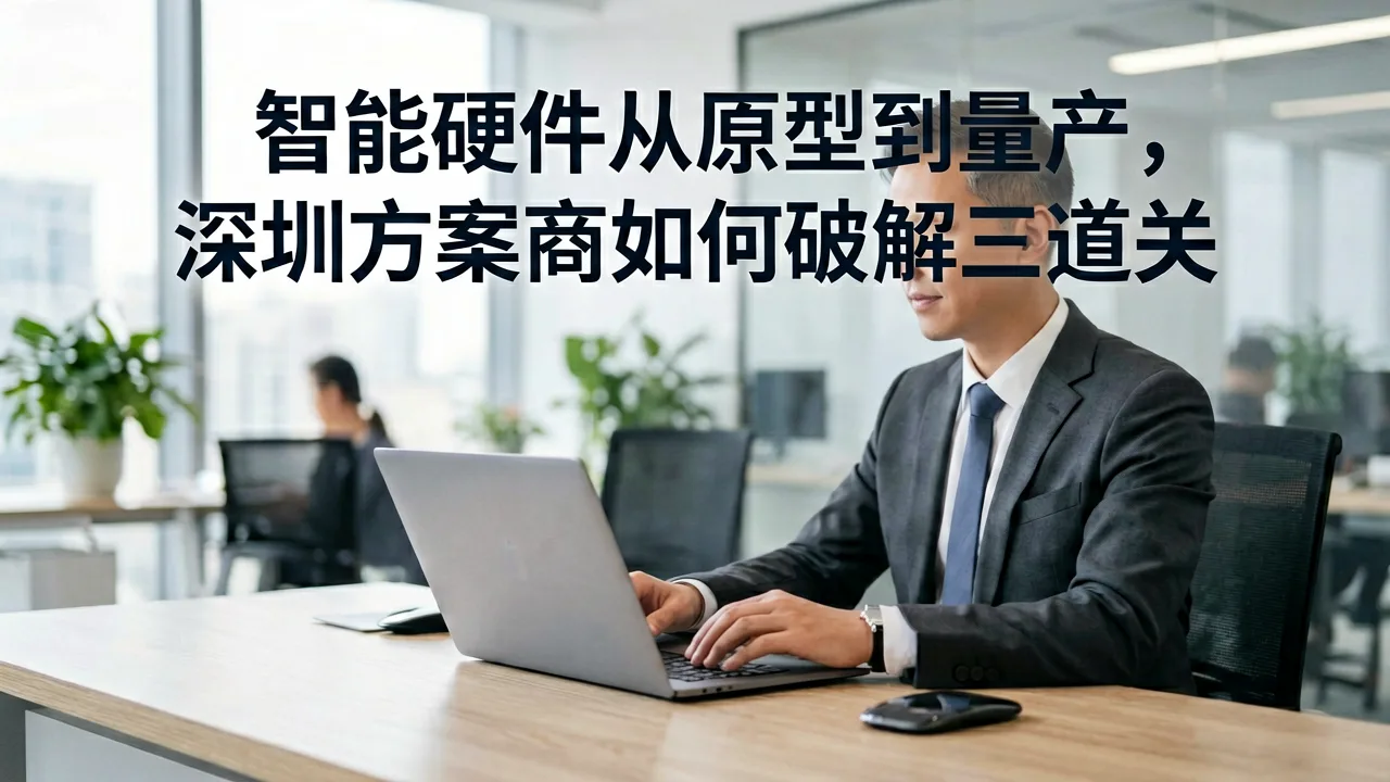 智能硬件从原型到量产,深圳方案商如何破解三道关